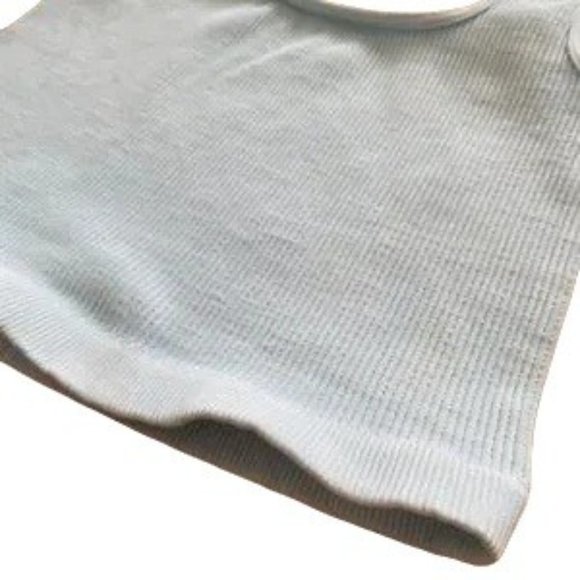 FREE PEOPLE HAPPINESS RUNS MINT GREEN SQUARE NECK CROP SZ: XS/S M/L NWOT - Picture 8 of 10